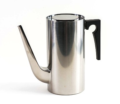 Stainless Steel Coffee Pot Arne Jacobson Philip Johnson Glass